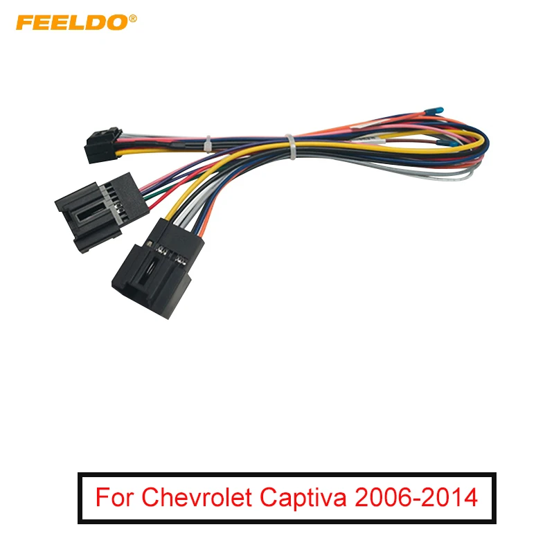 

FEELDO Car Audio Wiring Harness For Chevrolet Captiva Aftermarket 16pin CD/DVD Stereo Installation Wire Adapter