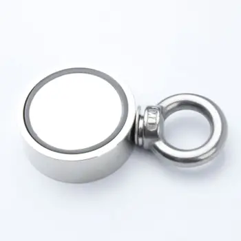 Double Side Round Neodymium Strong Fishing Magnet Combined 660 LBS Pulling Force
Double Side Round Neodymium Strong Fishing Magnet Combined 660 LBS Pulling Force