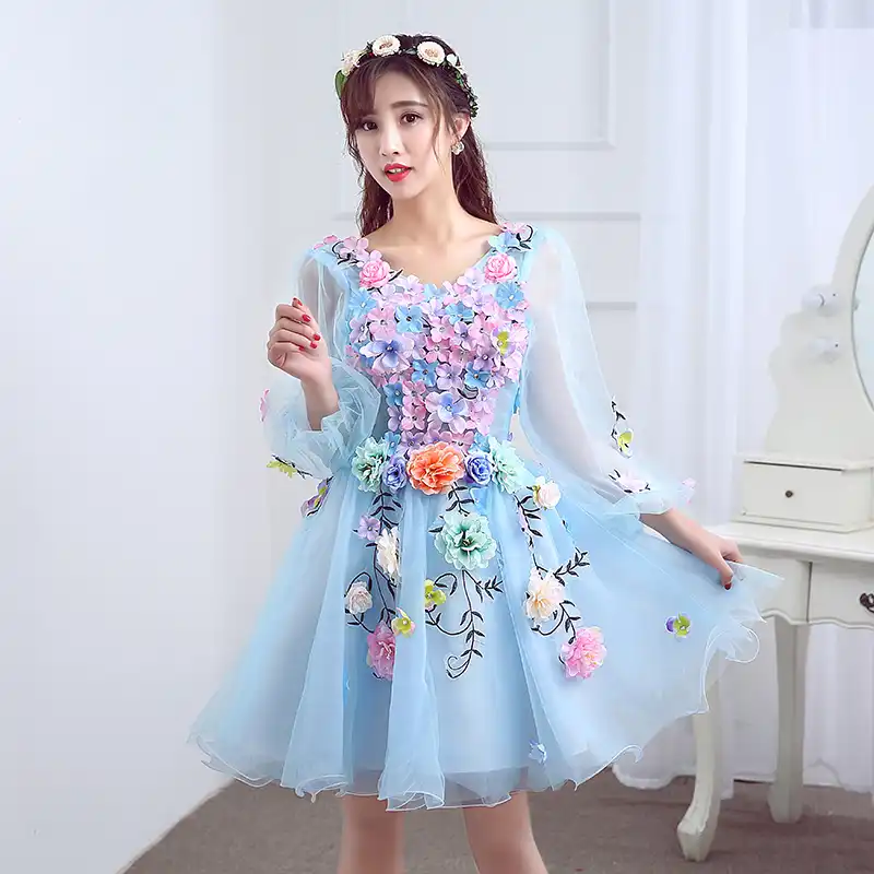 quinceanera floral dresses