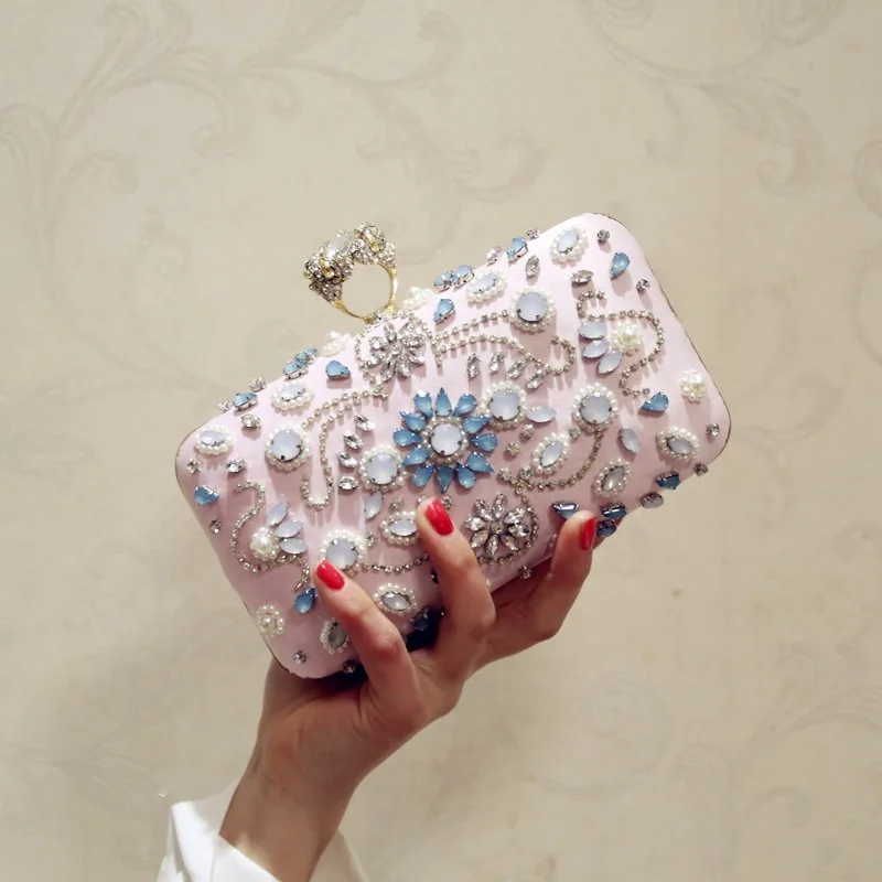 New Fashion Diamond-set Ladies Bag Dinner Commute Hand-made Cosmetic Bag Shoulder Messenger Small Square Bag
New Fashion Diamond-set Ladies Bag Dinner Commute Hand-made Cosmetic Bag Shoulder Messenger Small Square Bag