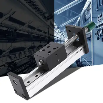 Aluminum Alloy Linear Guide Rail Slide Ball Screw Motion Table 100mm Effective Stroke CNC Linear Reciprocating Application 
Aluminum Alloy Linear Guide Rail Slide Ball Screw Motion Table 100mm Effective Stroke CNC Linear Reciprocating Application