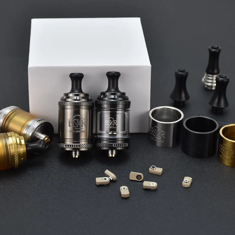 BSKR V2 Mini MTL RTA Single Coil rta Berserker Mini V2 MTL RTA tank 316ss Atomizer 22mm Electronic Cigarette Atomizer
BSKR V2 Mini MTL RTA Single Coil rta Berserker Mini V2 MTL RTA tank 316ss Atomizer 22mm Electronic Cigarette Atomizer
