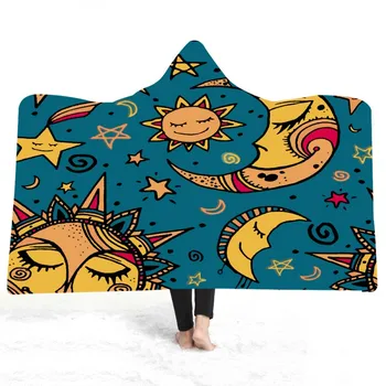 Sun and Moon Blanket Hoodie Soft Cloak Shawl Wrap Hooded Throw Blanket Natural View Sherpa Fleece Warm Blanket for Sofa Bed
Sun and Moon Blanket Hoodie Soft Cloak Shawl Wrap Hooded Throw Blanket Natural View Sherpa Fleece Warm Blanket for Sofa Bed