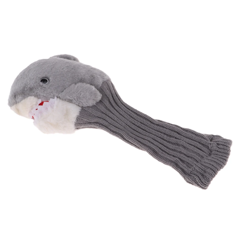 1 Piece Plush Cloth Golf Club Driver Knit Golf Driver Headcover Durable Compact Novelty Shark Replacement Part 1 Piece Plush Cloth Golf Club Driver Knit Golf Driver Headcover Durable Compact Novelty Shark Replacement Part
