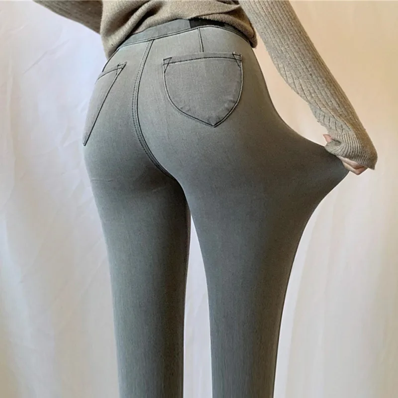 LIBERJOG Women's Jeans Spring Autumn Elastic Skinny Denim Pencil Ankle Pants Slim Peach Hip Sexy Elastic Fitness Trousers Female
LIBERJOG Women's Jeans Spring Autumn Elastic Skinny Denim Pencil Ankle Pants Slim Peach Hip Sexy Elastic Fitness Trousers Female