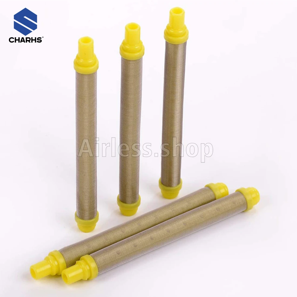 5 pcs airless filter 100 Mesh Push on Type for Airless Paint Sprayer yellow Gun Filter as like 0089324, 581-062
5 pcs airless filter 100 Mesh Push on Type for Airless Paint Sprayer yellow Gun Filter as like 0089324, 581-062