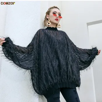 New arrival women chiffon shirt long sleeve loose tassel 2019 autumn tops clothing oversize t shirt femme camisas mujer
New arrival women chiffon shirt long sleeve loose tassel 2019 autumn tops clothing oversize t shirt femme camisas mujer