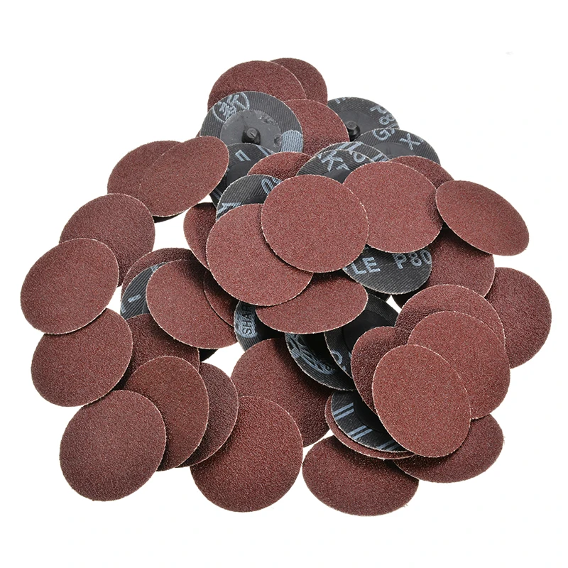 50pcs 50mm Sanding Grinding Discs 80 Grit 2 inch Roll Lock Grinding Disc For Abrasive Sanding Tools
50pcs 50mm Sanding Grinding Discs 80 Grit 2 inch Roll Lock Grinding Disc For Abrasive Sanding Tools