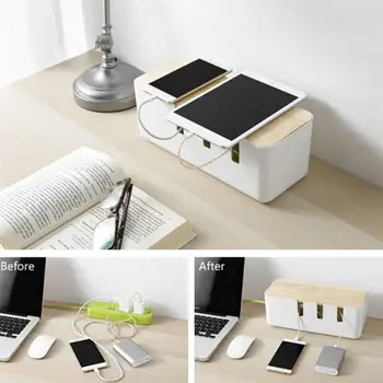 Multifunction Fashion Wire Storage Box Anti-Dust Plastic Case Household Supplies For Organizing Charger Cables Socket
Multifunction Fashion Wire Storage Box Anti-Dust Plastic Case Household Supplies For Organizing Charger Cables Socket