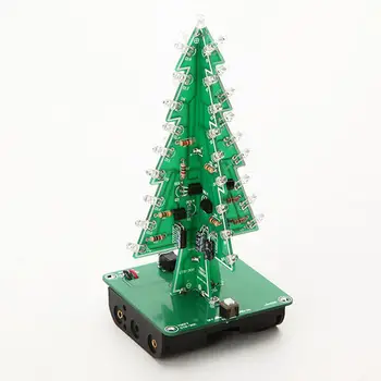 3D Christmas Tree DIY Kits 7 Color Light Flash LED Circuit Christmas Trees Xmas LED Colorful LED kit
3D Christmas Tree DIY Kits 7 Color Light Flash LED Circuit Christmas Trees Xmas LED Colorful LED kit