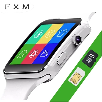 FXM X6 Digital Watch Smart Watch Men Support SIM TF Card Camera Smartwatch Bluetooth Dial with Camera Touch Screen for Android
FXM X6 Digital Watch Smart Watch Men Support SIM TF Card Camera Smartwatch Bluetooth Dial with Camera Touch Screen for Android