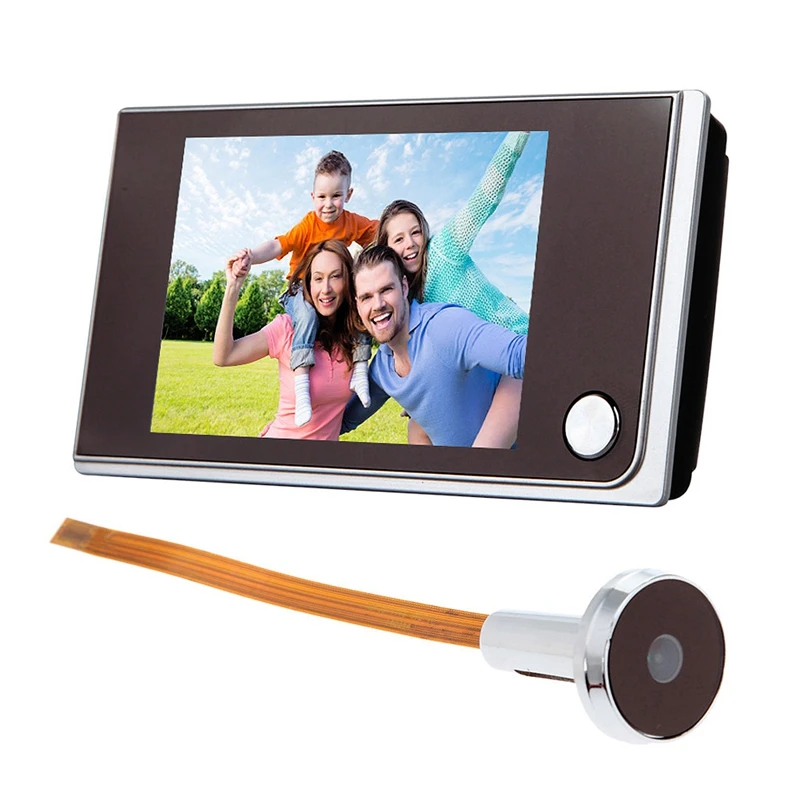 ABKT-3.5 Inch LCD Multicolor Screen Digital Doorbell 120 Degree Door Eye Doorbell Electronic Peephole Door Camera Viewer Outdoor
ABKT-3.5 Inch LCD Multicolor Screen Digital Doorbell 120 Degree Door Eye Doorbell Electronic Peephole Door Camera Viewer Outdoor
