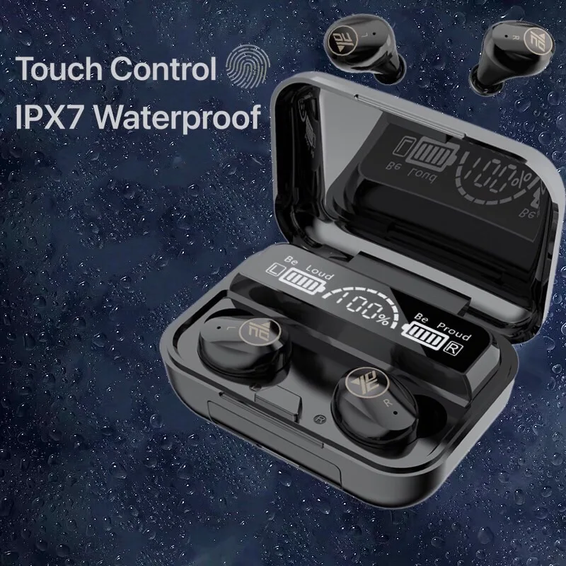 TWS IPX7 Waterproof Earphones Touch Control Wireless Headphones 9D Stereo Sports Earbuds Headsets With Microphone
TWS IPX7 Waterproof Earphones Touch Control Wireless Headphones 9D Stereo Sports Earbuds Headsets With Microphone