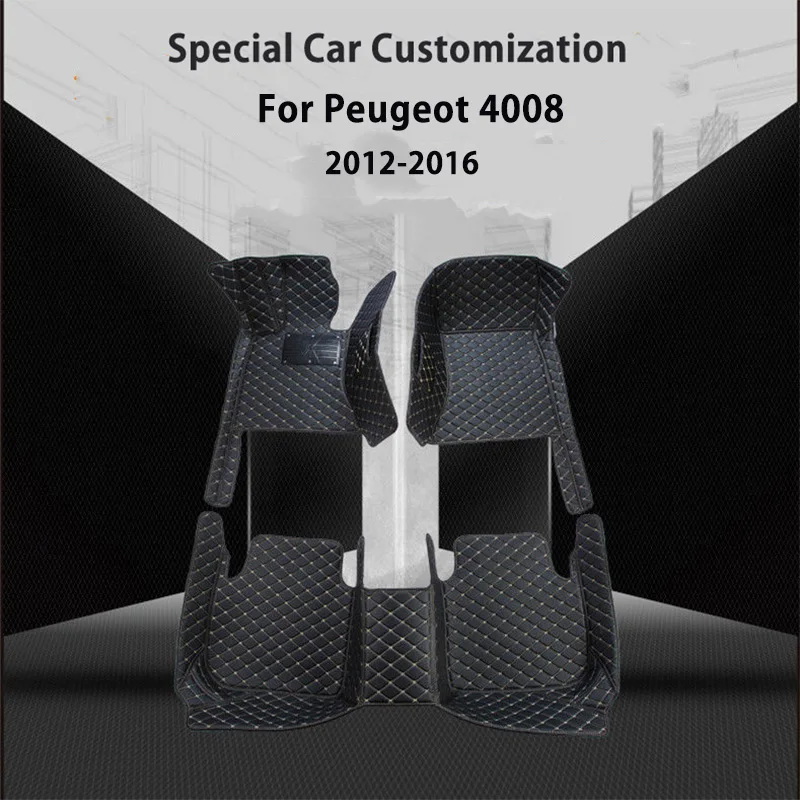 Автомобильные коврики для Peugeot 4008, 2016, 2015, 2014, 2013, 2012, водонепроницаемые коврики для интерьера, автомобильные аксессуары, накидки для пола
Автомобильные коврики для Peugeot 4008, 2016, 2015, 2014, 2013, 2012, водонепроницаемые коврики для интерьера, автомобильные аксессуары, накидки для пола