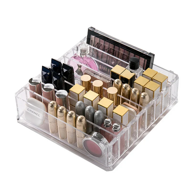 Plastic PS Makeup Organizer CC Cream Storage Box Clarity Cosmetic Makeup Holder Vanity Cabinet Powder Display Shelf Escritorio
Plastic PS Makeup Organizer CC Cream Storage Box Clarity Cosmetic Makeup Holder Vanity Cabinet Powder Display Shelf Escritorio