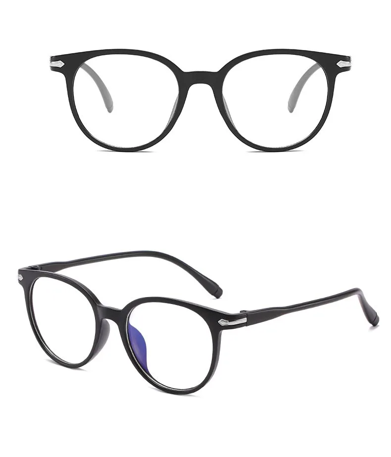 Damskie okrągłe okulary dla krótkowzrocznych Oprawki żywica dla wady -0.5 -1.0 -1.5 -2.0 -2.5 -3.0 do -6.0 -7.0 -8.0 13 H653e2e59512c4cd7af6983ad58d149894