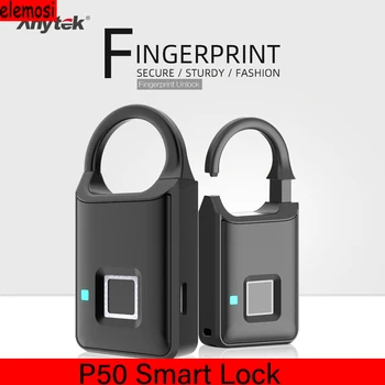Anytek P50 Fingerprint Lock Keyless Smart Lock Anti-Theft Security Home Alloy Anti Theft Security Padlock USB Rechargeable
Anytek P50 Fingerprint Lock Keyless Smart Lock Anti-Theft Security Home Alloy Anti Theft Security Padlock USB Rechargeable