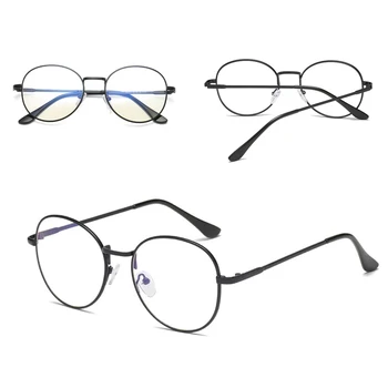 Metal Unisex Computer Round Frame Reading Glasses Women Rays Radiation Eyewear Frame Anti Blue Light Glasses
Metal Unisex Computer Round Frame Reading Glasses Women Rays Radiation Eyewear Frame Anti Blue Light Glasses