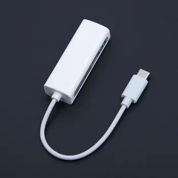 1pc Adapter Plastic Type C USB-C to RJ45 LAN Network Cable White USB 2.0 100Mbps Ethernet 12cm
1pc Adapter Plastic Type C USB-C to RJ45 LAN Network Cable White USB 2.0 100Mbps Ethernet 12cm
