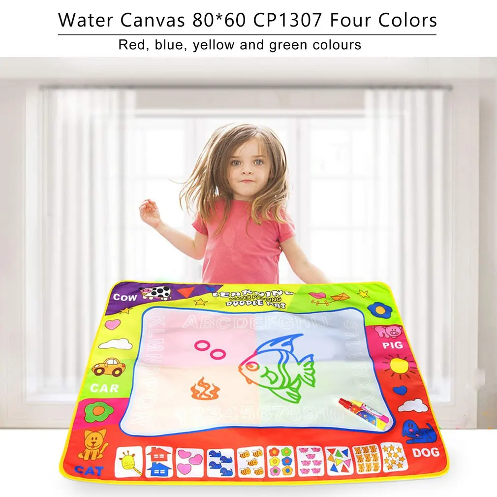 Children'S Water Canvas Large Magical Four-Color Water Canvas 80*60 Writing Blanket Graffiti Blanket Baby Toys
Children'S Water Canvas Large Magical Four-Color Water Canvas 80*60 Writing Blanket Graffiti Blanket Baby Toys