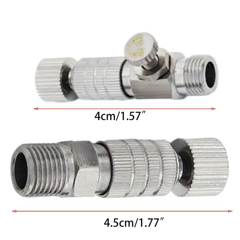 Airbrush Hose Adapter Quick Release Disconnect Release Coupling Adapter Connecter Metal Male to Female Fittings Adjustable /
Airbrush Hose Adapter Quick Release Disconnect Release Coupling Adapter Connecter Metal Male to Female Fittings Adjustable /