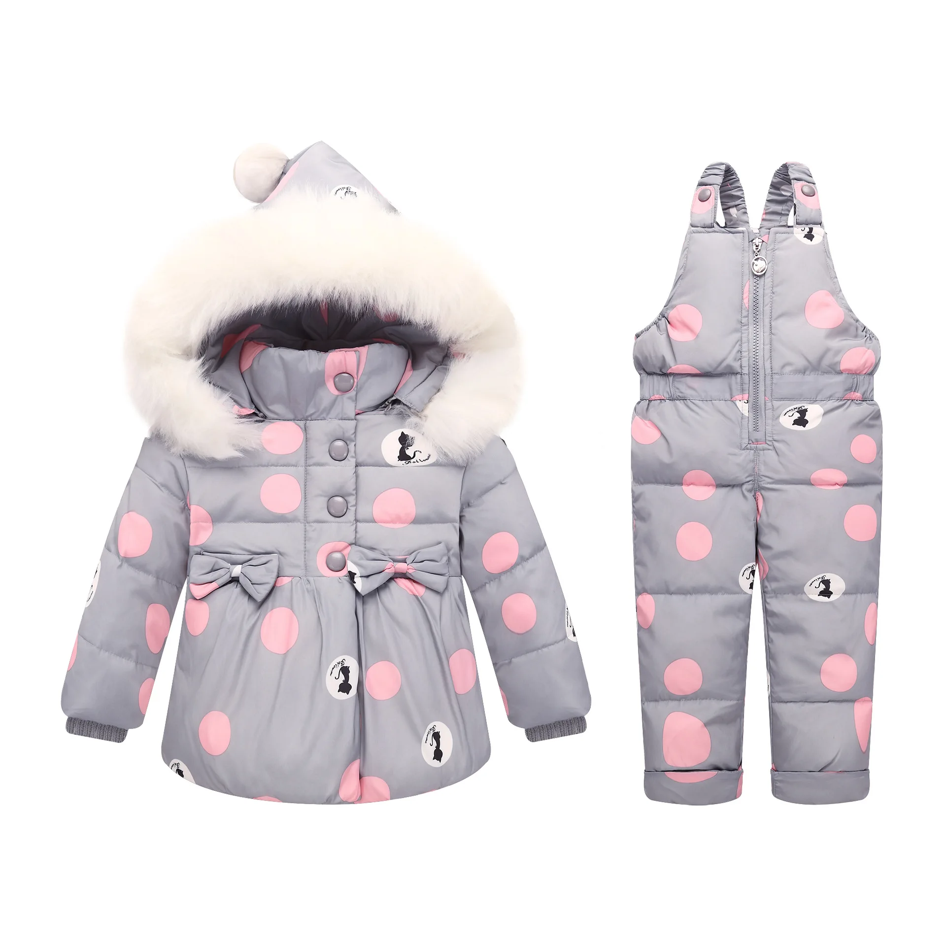 Children's Clothing Sets Kids Hooded Down Jacket Toddler Baby Snowsuit Girls Cartoon Bib Thickening Coverall Two-piece Outfit
Children's Clothing Sets Kids Hooded Down Jacket Toddler Baby Snowsuit Girls Cartoon Bib Thickening Coverall Two-piece Outfit