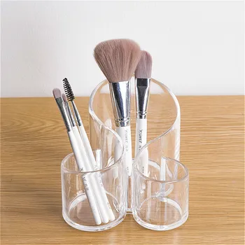 Three-grid Crystal Makeup Brush Holder Bucket Make Up Brush Storage Box Eyebrow Pencil Supporter Rack Puff Cotton Pad Container
Three-grid Crystal Makeup Brush Holder Bucket Make Up Brush Storage Box Eyebrow Pencil Supporter Rack Puff Cotton Pad Container