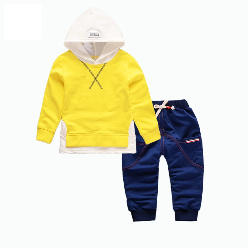 Комплект детской одежды для мальчиков и девочек на весну осень хлопковая