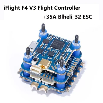 iFlight SucceX F4 V3 Mini Flight Controller 35A Blheli_32 2-6S ESC 5.8G Dual Gyro 500mW Smartaudio VTX for RC FPV Racing Drone
iFlight SucceX F4 V3 Mini Flight Controller 35A Blheli_32 2-6S ESC 5.8G Dual Gyro 500mW Smartaudio VTX for RC FPV Racing Drone
