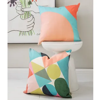 DUNXDECO Cushion Cover Decorative Pillow Case Modern Simple Geometric Sweet Macaron Color Linen Blend Coussin Sofa Bedding Decor
DUNXDECO Cushion Cover Decorative Pillow Case Modern Simple Geometric Sweet Macaron Color Linen Blend Coussin Sofa Bedding Decor
