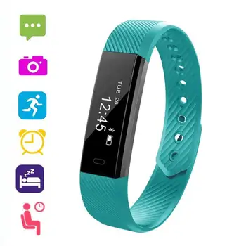 Smart Watch Waterproof Pedometer Activity Tracker Bluetooth Smart Wristband with Sleep Monitor Calories Track SMS Call Reminder
Smart Watch Waterproof Pedometer Activity Tracker Bluetooth Smart Wristband with Sleep Monitor Calories Track SMS Call Reminder