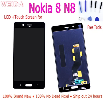 AAA+++ LCD Display For Nokia 8 N8 TA-1012 TA-1004 TA-1052 Touch Screen Digitizer Assembly Replacement Part w Tools No Dead Pixel
AAA+++ LCD Display For Nokia 8 N8 TA-1012 TA-1004 TA-1052 Touch Screen Digitizer Assembly Replacement Part w Tools No Dead Pixel