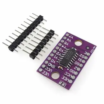 8-Channel-Mux 8 Channel Analog Multiplexer Module Compatible SCM & DIY Kits Module Board
8-Channel-Mux 8 Channel Analog Multiplexer Module Compatible SCM & DIY Kits Module Board