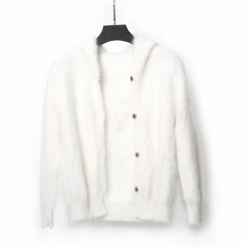 2020 100% Real Natural Mink Cashmere Sweater with hood pure Cashmere Cardigans Button Design Factory Drop shipping ksr672
2020 100% Real Natural Mink Cashmere Sweater with hood pure Cashmere Cardigans Button Design Factory Drop shipping ksr672