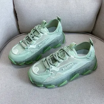 Fashion Women Sneakers Lightweight Sports Breathable Mesh Shoes Women Trainers Cutout Lace Up Ladies Footwear Zapatos De Mujer
Fashion Women Sneakers Lightweight Sports Breathable Mesh Shoes Women Trainers Cutout Lace Up Ladies Footwear Zapatos De Mujer