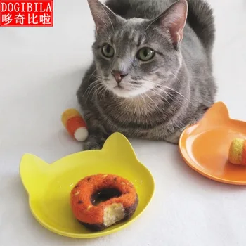 Pet ceramic cat bowl cat's head plate meal order plate cat snack bowl cat dog food Basin cat feeder kitten dish
Pet ceramic cat bowl cat's head plate meal order plate cat snack bowl cat dog food Basin cat feeder kitten dish