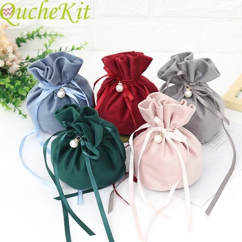50pcs Luxury Velvet Gift Bags With Pearl String Christmas Birthday Party Cooikes Candy Bags Boxes Jewelry Velvet Sachet Bags
50pcs Luxury Velvet Gift Bags With Pearl String Christmas Birthday Party Cooikes Candy Bags Boxes Jewelry Velvet Sachet Bags