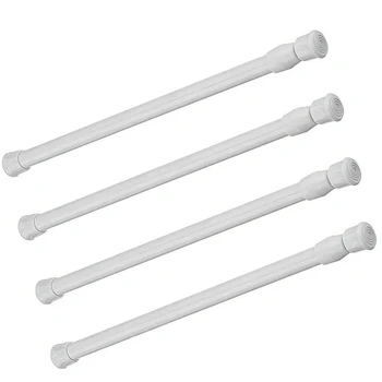 Tension Curtain Rod, 4 Units of Tension Rod Cabinet Rod, Adjustable Tension Rod Shower Rod, Closet Rod, 23.6-43.3 Inches
Tension Curtain Rod, 4 Units of Tension Rod Cabinet Rod, Adjustable Tension Rod Shower Rod, Closet Rod, 23.6-43.3 Inches