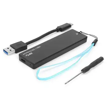 Hard Disk Case USB3.1 Portable SSD Solid State Disk HDD Box External Enclosure for Windows/Mac Transmission Speed 10Gbps
Hard Disk Case USB3.1 Portable SSD Solid State Disk HDD Box External Enclosure for Windows/Mac Transmission Speed 10Gbps