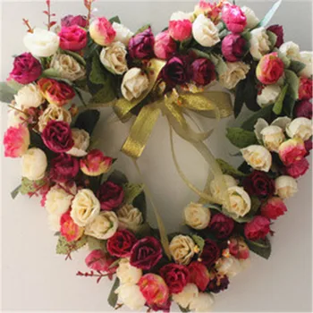 1PC Artificial Fake Flowers Rose Garland Wedding Home Festival Door knocker Decoration Wreath Background Wall Hanging Accessorie
1PC Artificial Fake Flowers Rose Garland Wedding Home Festival Door knocker Decoration Wreath Background Wall Hanging Accessorie