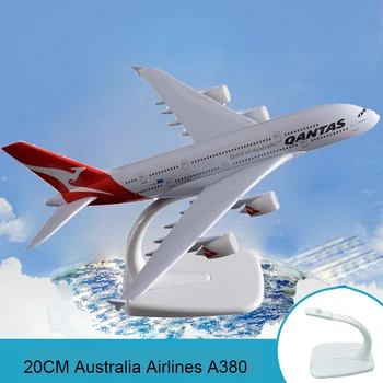 20cm Airplane Model Australian Aeronautical Airways Model Australia Airlines Qantas Airbus A380 Alloy Simulation Aircraft Model
20cm Airplane Model Australian Aeronautical Airways Model Australia Airlines Qantas Airbus A380 Alloy Simulation Aircraft Model