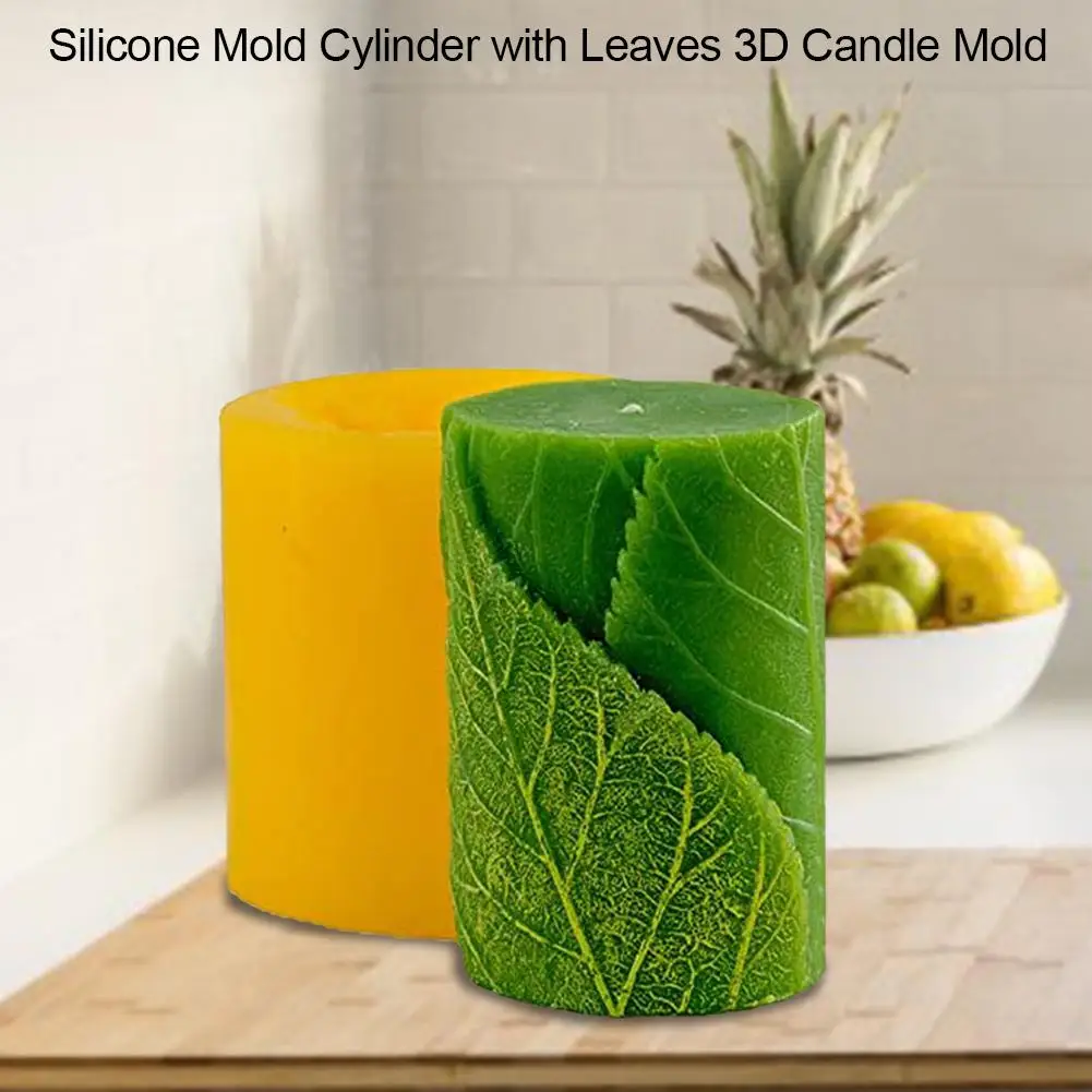 3D Silicone Soap Candle Mold Classical Relief Cylinder with Leaves Mould for Handmade Craft Cake DIY Soap Dye Model Decoration
3D Silicone Soap Candle Mold Classical Relief Cylinder with Leaves Mould for Handmade Craft Cake DIY Soap Dye Model Decoration