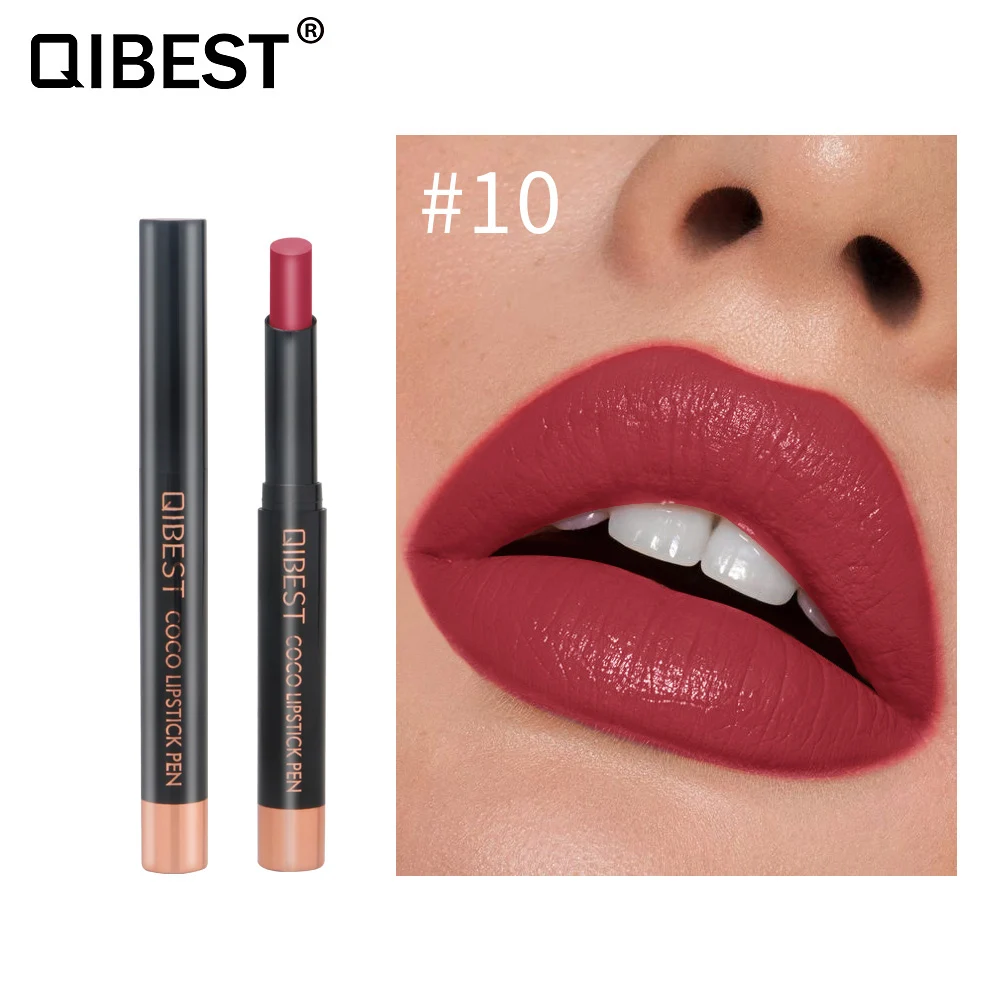 QIBEST 15 Colors Velvet Matte Lipsticks Waterproof Matte Lipstick Lip Sticks Cosmetic Easy to Wear Matte Batom Makeup Lipstick
QIBEST 15 Colors Velvet Matte Lipsticks Waterproof Matte Lipstick Lip Sticks Cosmetic Easy to Wear Matte Batom Makeup Lipstick