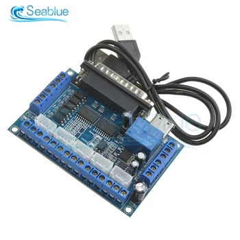 MACH3 5 Axis CNC Breakout Board Stepper Motor Driver Module Optocoupler Isolated Engraving Machine Board 12V-24V With USB Cable
MACH3 5 Axis CNC Breakout Board Stepper Motor Driver Module Optocoupler Isolated Engraving Machine Board 12V-24V With USB Cable