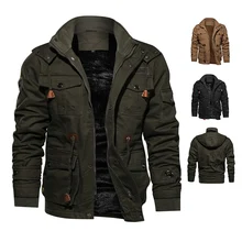 New Winter Jacket Men Fur Lined Warm Tooling Coat Male Outdoor Pilot Military Bomber Jacket Coats Men's Army Masculine Jackets
New Winter Jacket Men Fur Lined Warm Tooling Coat Male Outdoor Pilot Military Bomber Jacket Coats Men's Army Masculine Jackets