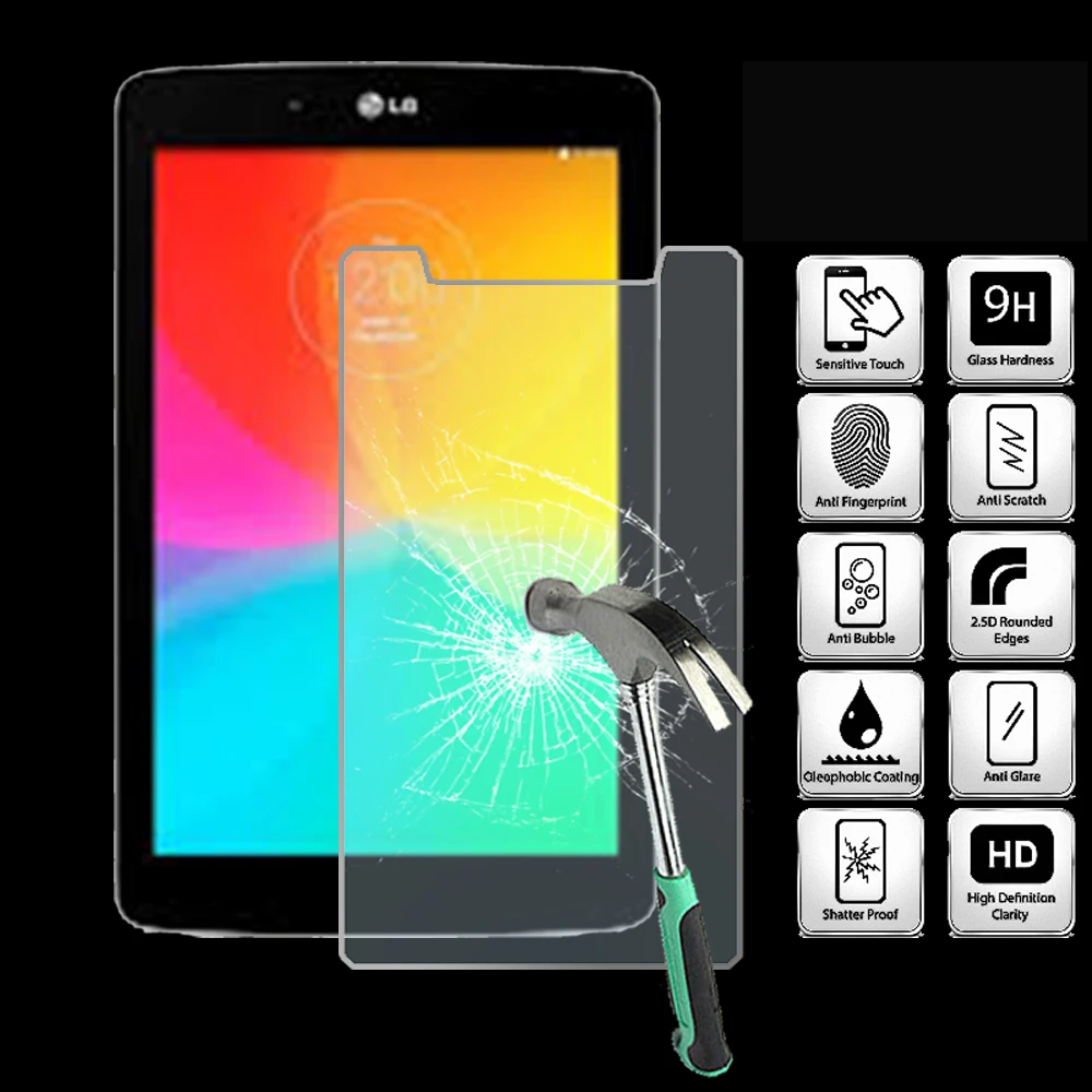 For LG G Pad 7.0 V400 V410 - 9H Tablet Tempered Glass Screen Protector Cover Explosion-Proof High Quality Screen Film
For LG G Pad 7.0 V400 V410 - 9H Tablet Tempered Glass Screen Protector Cover Explosion-Proof High Quality Screen Film
