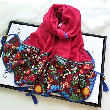 New Arrival Scarves Women 2020 Cotton Linen Scarf For Lady Embroidery Pashmina Echarpe Cape Shawls And Wraps Hijab Foulard
New Arrival Scarves Women 2020 Cotton Linen Scarf For Lady Embroidery Pashmina Echarpe Cape Shawls And Wraps Hijab Foulard