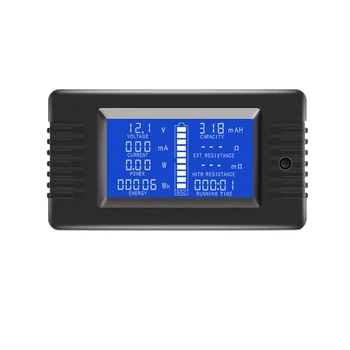 DC Voltmeter Ammeter LCD Display Digital Current Wattmeter Power Supply Energy Multimeter Tester Meter Monitor
DC Voltmeter Ammeter LCD Display Digital Current Wattmeter Power Supply Energy Multimeter Tester Meter Monitor