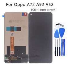 Ensemble écran tactile LCD pour Oppo A52, A72, A92, CPH2069, CPH2067, panneau en verre, kit de réparation, Original=