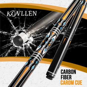 KONLLEN Carbon Energy Carom Cues 12.5mm Carbon Fiber Shaft Stick 142cm Radial Pin Joint Technology Carom Cue Korea 3Cushion Cue
KONLLEN Carbon Energy Carom Cues 12.5mm Carbon Fiber Shaft Stick 142cm Radial Pin Joint Technology Carom Cue Korea 3Cushion Cue